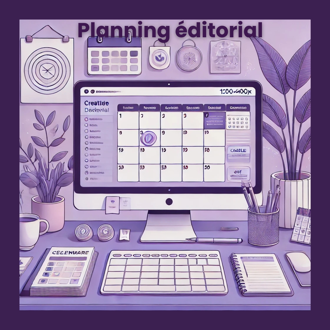 Planning éditorial SEO Sarah Freitag Dijon